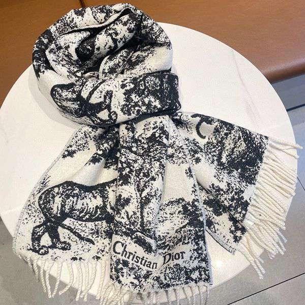 絶対欲しい!可愛い♡ディオール トワル ドゥ ジュイ カシミア マフラー 偽物 der83235
