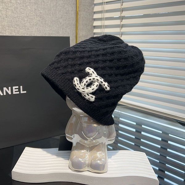 シャネルニット帽 コピー ロゴ シンプル shl41757