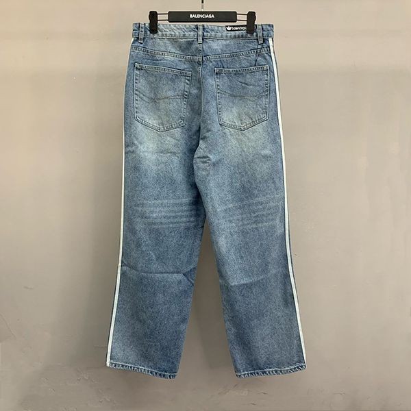 セレブ多数愛用バレンシアガ × アディダス デニムパンツ スーパーコピー bay12823