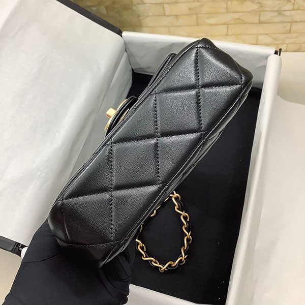 すぐ届【2WAY♡】シャネル スモールフラップバッグ コピー 黒 AS4012