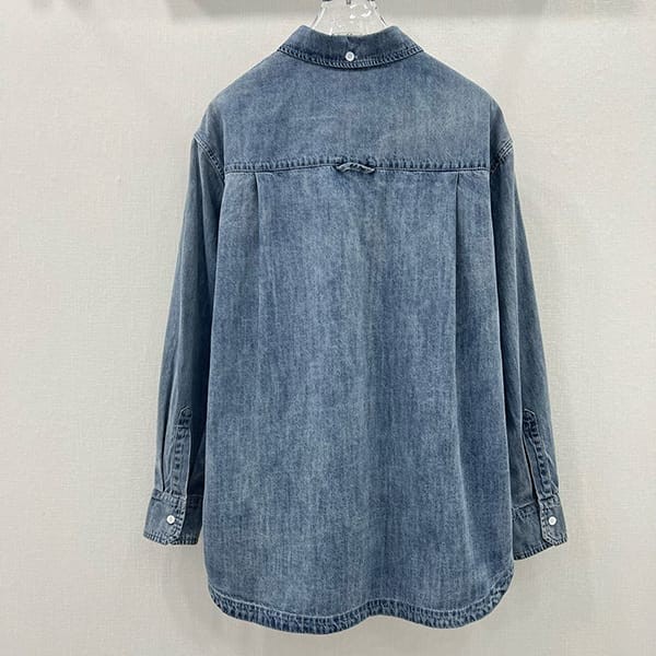 プラダ パチモン オーバーサイズ オーガニックデニム シャツ pud95019