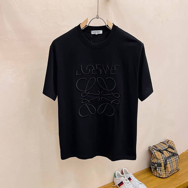 ロエベ コピー☆ルーズフィットTシャツ アナグラム 2色(コットン) H526Y22XAG