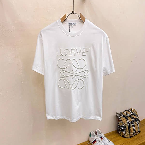 ロエベ コピー☆ルーズフィットTシャツ アナグラム 2色(コットン) H526Y22XAG