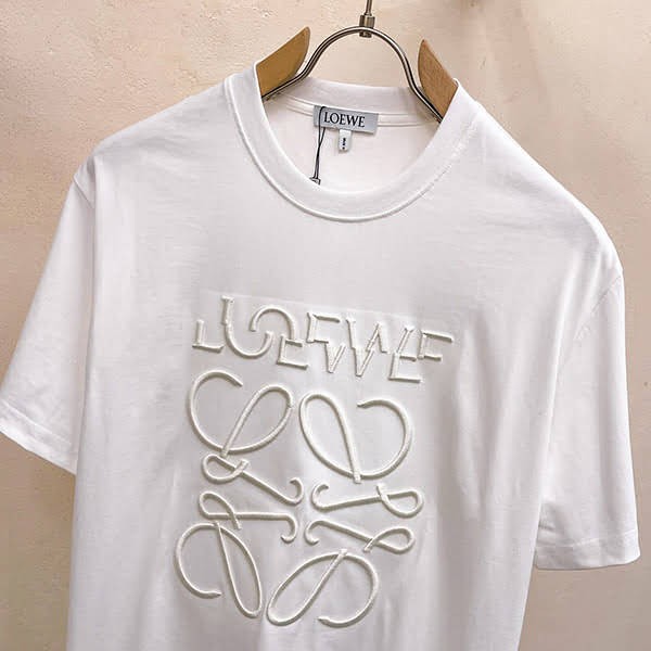 ロエベ コピー☆ルーズフィットTシャツ アナグラム 2色(コットン) H526Y22XAG