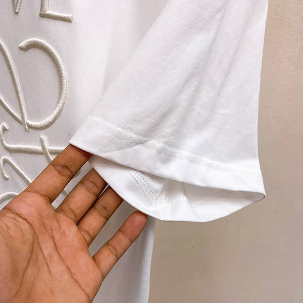 ロエベ コピー☆ルーズフィットTシャツ アナグラム 2色(コットン) H526Y22XAG