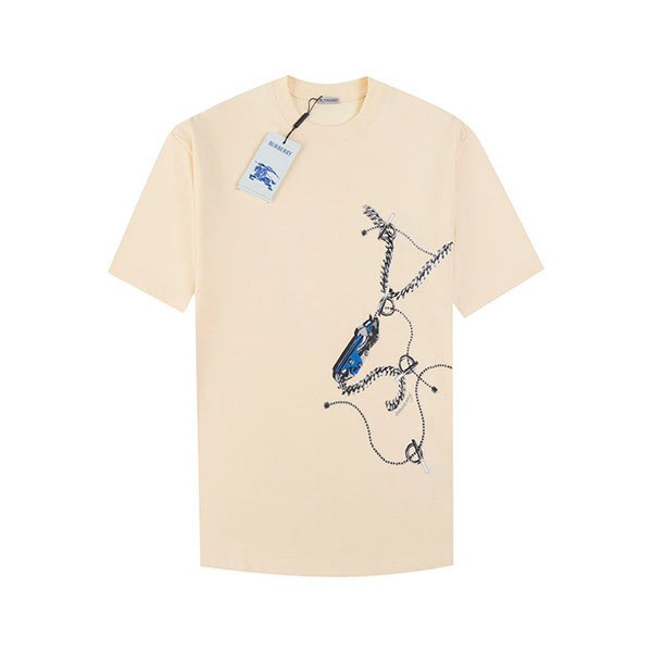 すぐ届 バーバリー ボクシー ナイト ハードウェア コットンTシャツ コピー Bas39098