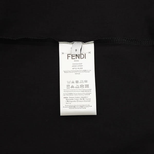 激安価格!フェンディ 偽物 ロゴ プリント コットン T シャツ fep44337
