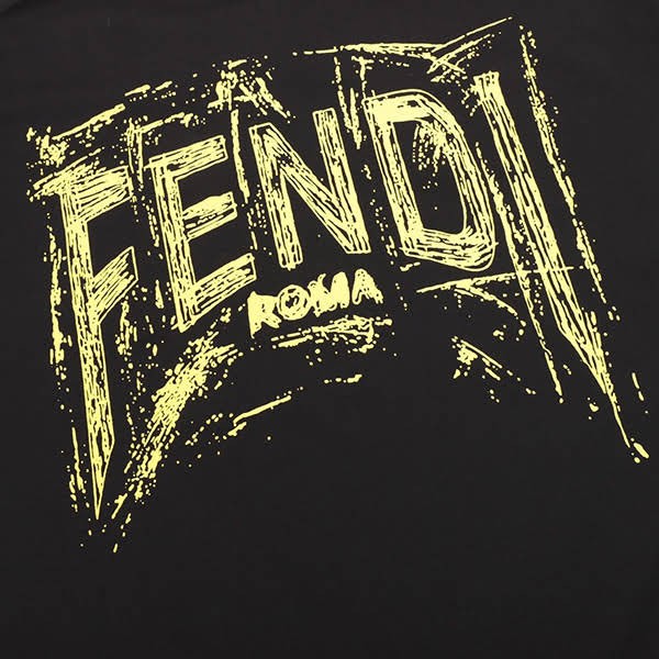 激安価格!フェンディ 偽物 ロゴ プリント コットン T シャツ fep44337