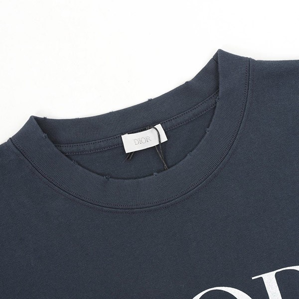 《大きめロゴがかっこいい★》ディオール 47ロゴ コットンTシャツ コピー 2色 413J640A0849