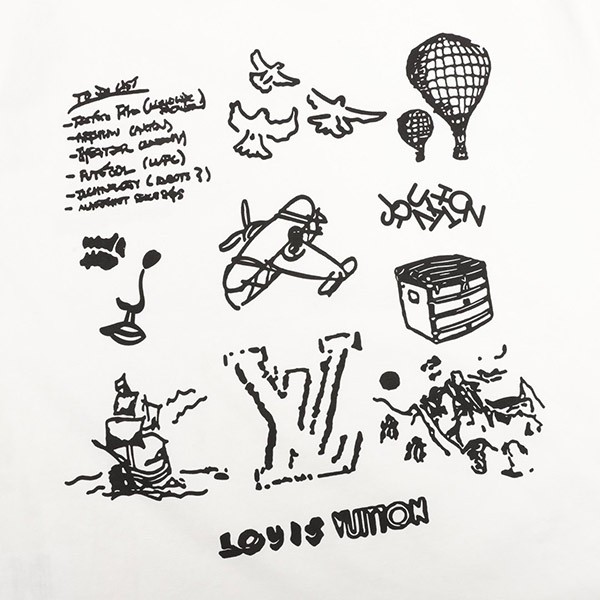 超希少!ルイヴィトン プリントTシャツ 偽物 2色 vus45732