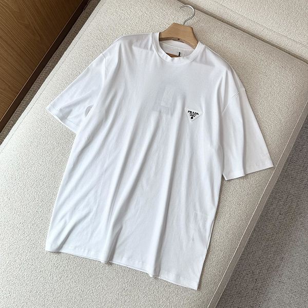 新色☆希少 プラダ ロゴ Tシャツ スーパーコピー ホワイト puj38172
