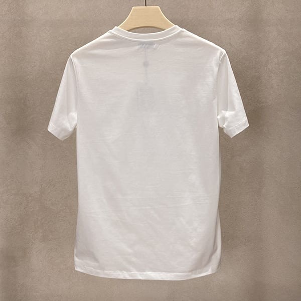 目を惹くカラーモンクレール フロッキープリント ロゴ Tシャツ パチモン2色 moa19539