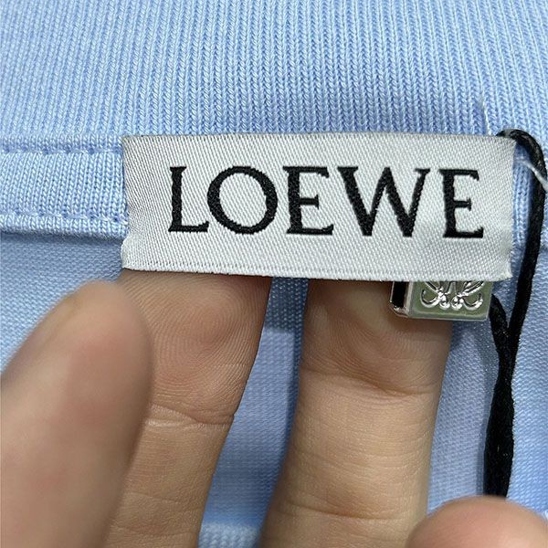 お洒落 ロエベ レギュラーフィット Tシャツ 偽物 lom18994