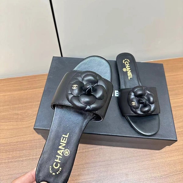 カラーが映える!シャネル 激安 カメリアミュールサンダル カメリア ドット 6色 G45499