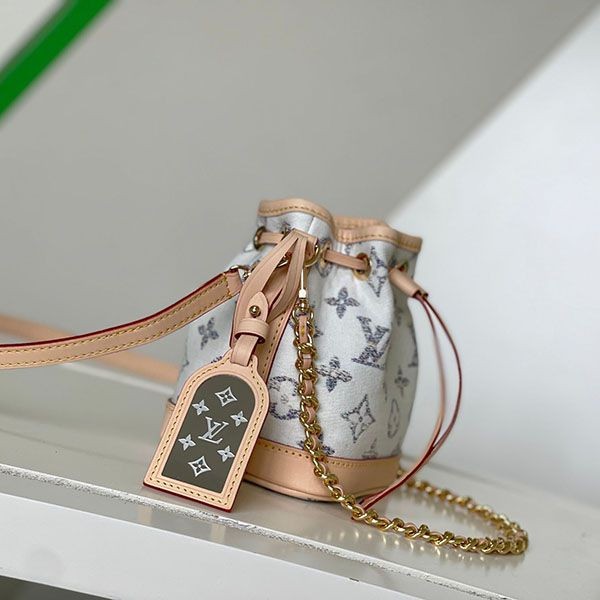 すぐ届 ルイヴィトン ナノ ノエ モノグラム ショルダーバッグ 激安 M83453
