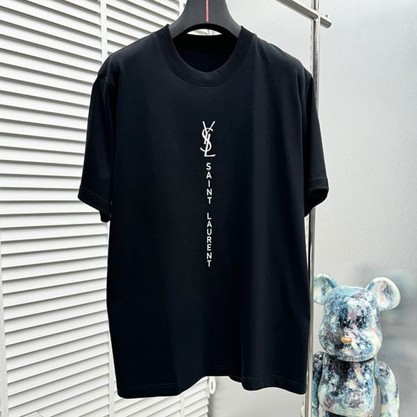 すぐ届くサンローラン n級品 シグネチャーロゴ Tシャツ Sai54214