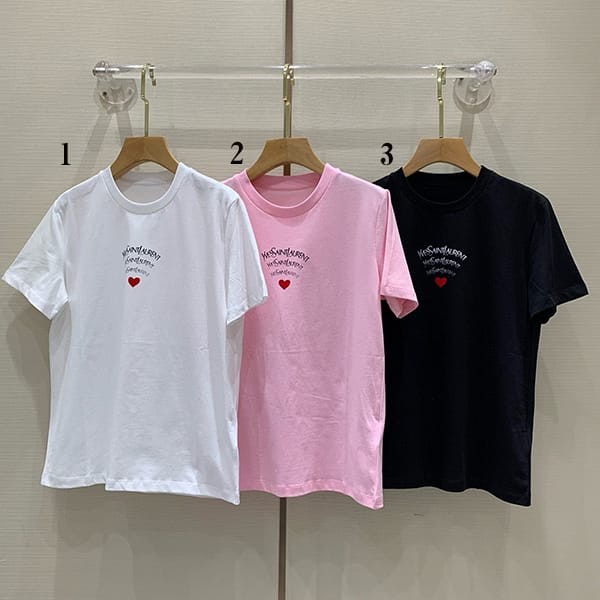 送料無料サンローラン シグネチャーロゴ Tシャツ パロディ3色 Sai11334