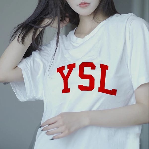 最安値挑戦サンローラン シグネチャーロゴ Tシャツ n級品 Saq65188