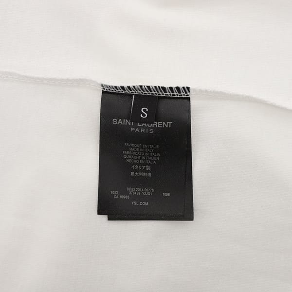 最安値挑戦サンローラン シグネチャーロゴ Tシャツ n級品 Saq65188