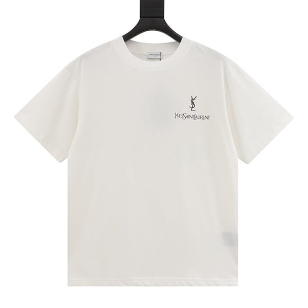 n級 おすすめサンローラン 偽物 シグネチャーロゴ Tシャツ Sai97578