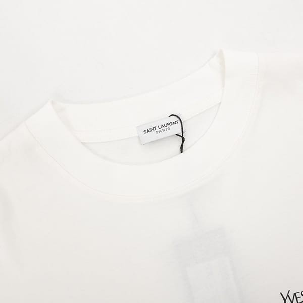 n級 おすすめサンローラン 偽物 シグネチャーロゴ Tシャツ Sai97578