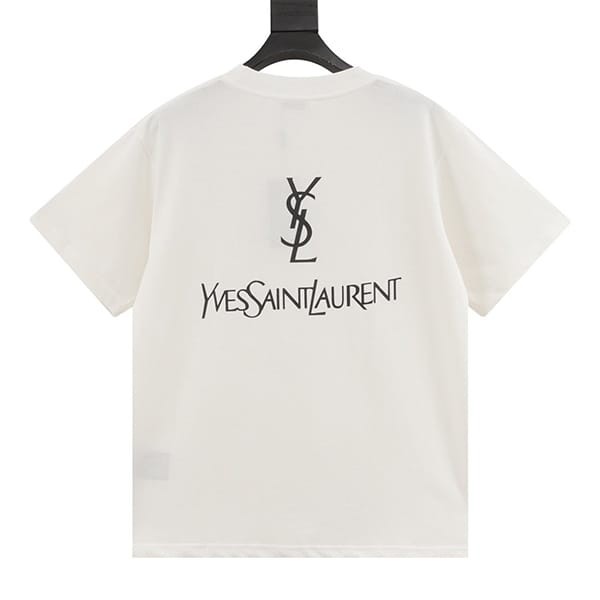n級 おすすめサンローラン 偽物 シグネチャーロゴ Tシャツ Sai97578