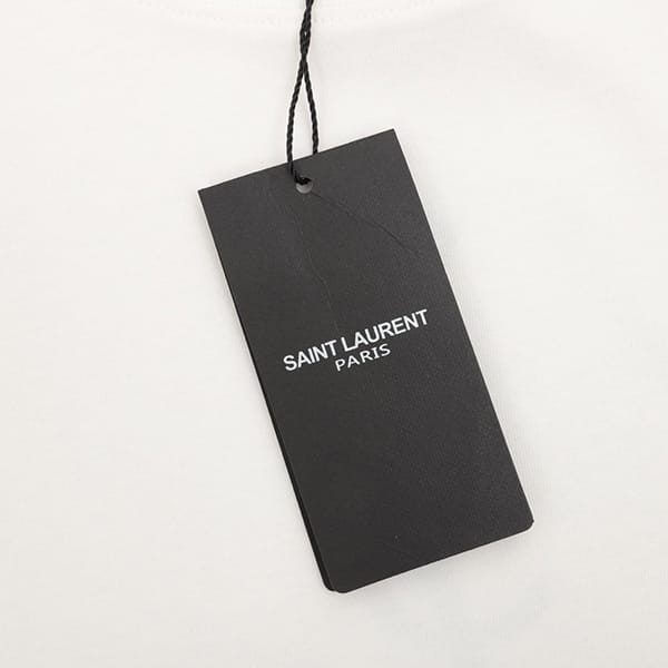 n級 おすすめサンローラン 偽物 シグネチャーロゴ Tシャツ Sai97578