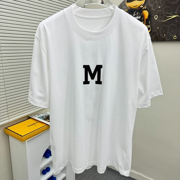 モンクレール n級品 ロゴ コットン クルーネック Tシャツ 2色 moe09582