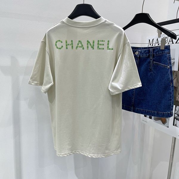 絶対欲しい!可愛い♡シャネル CC コットン Tシャツ パロディ sht06524