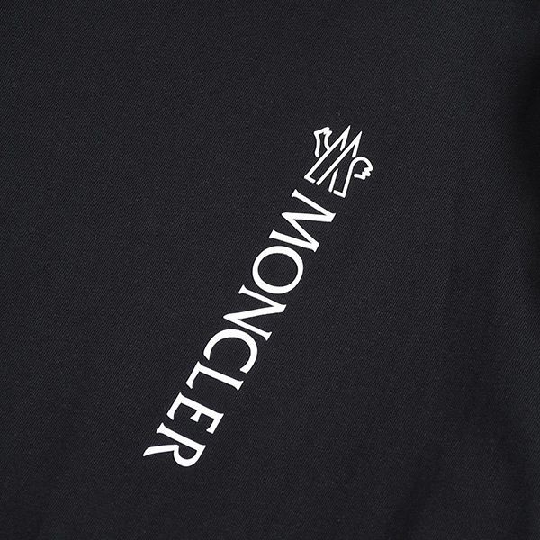 モンクレール レプリカ コットン 半袖 Tシャツ ブラック mow51883