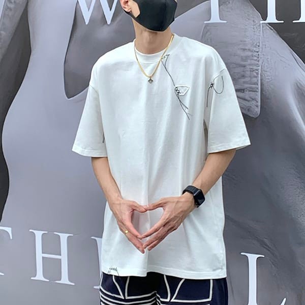 ★安心プラダ ロゴ コットン Tシャツ 半袖 スーパーコピー puh37671
