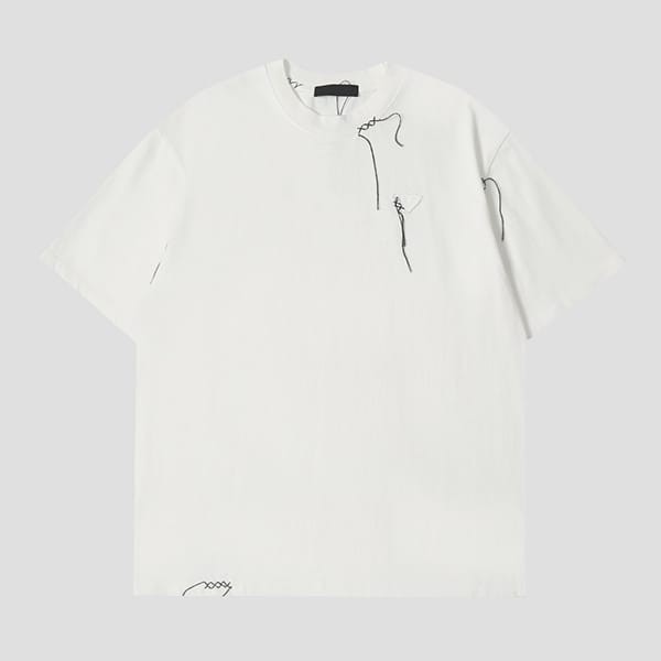 ★安心プラダ ロゴ コットン Tシャツ 半袖 スーパーコピー puh37671