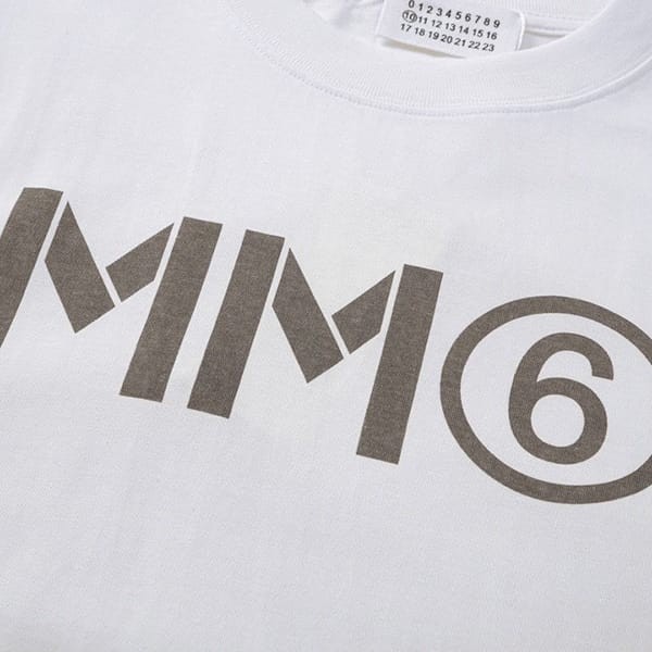 超希少!MM6 メゾンマルジェラ 偽物 ロゴ 半袖 Tシャツ 2色 Man80747