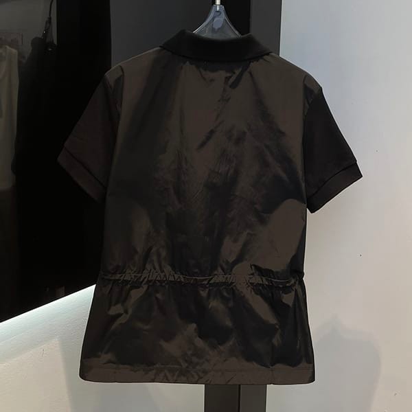 モンクレール パチモン ロゴ ポロシャツ コットン 半袖 moz00197