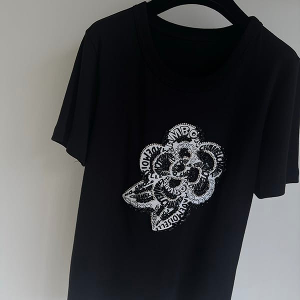 シャネル n級品 Tシャツ エンブロイダリー 2色 shq60127