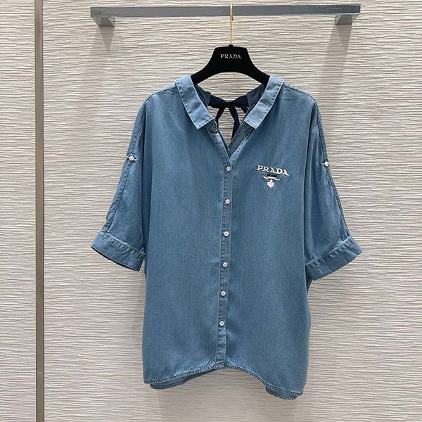 プラダ ロゴ デニム シャツ スーパーコピー pul54885