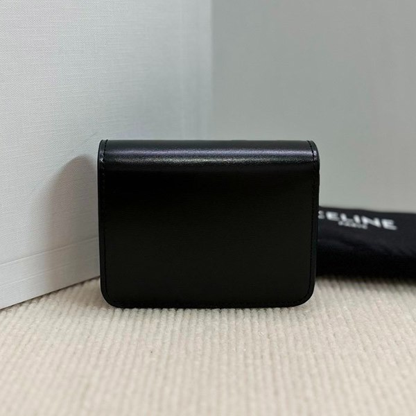 セリーヌ コピー Triomphe カーフスキン コンパクトウォレット 財布 10K623DPV