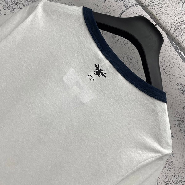 【ディオール】ディオリビエラ Tシャツ 偽物 コットンジャージー (ホワイト) 443T27A
