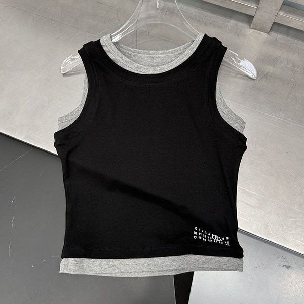 ★安心 エムエムシックス ロゴ入りタンクトップ Mak04560