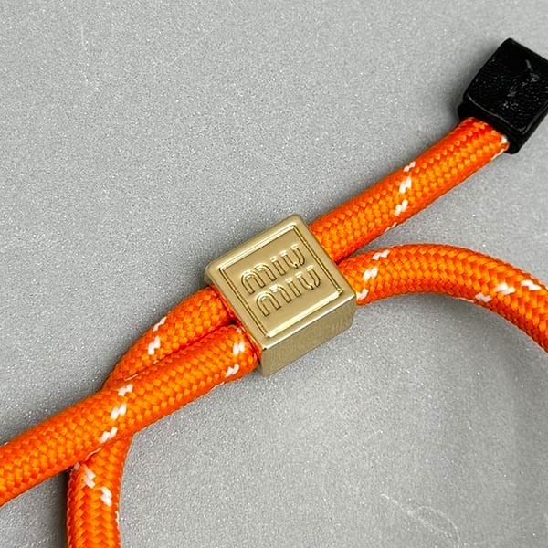 ミュウミュウ コードxナイロン ブレスレット アンクレット レプリカ 6色