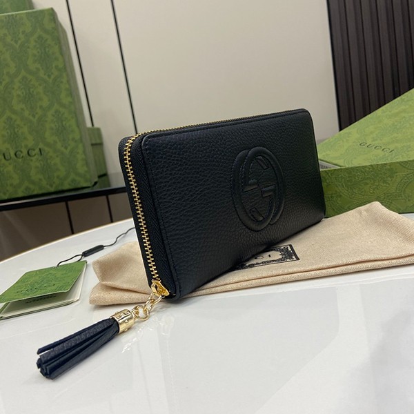 グッチ SOHO ラウンドジップ 長財布 コピー 598187