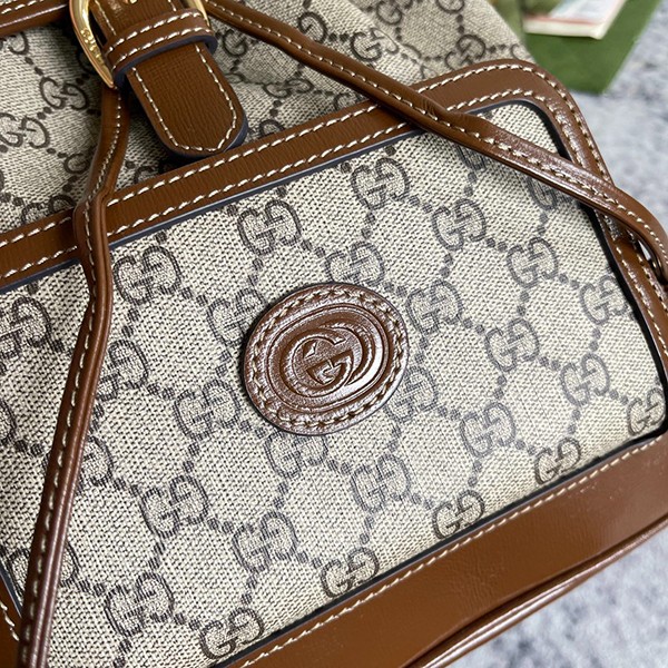グッチ 激安 インターロッキングG付き バックパック★すぐ届く! gug59503