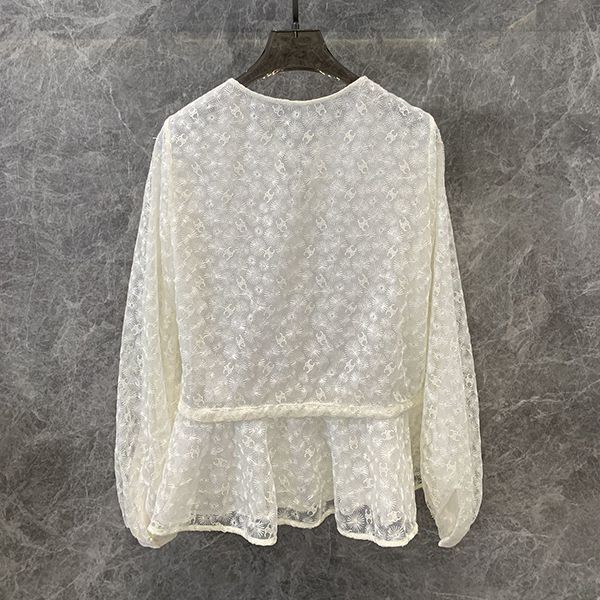 注目度抜群!セリーヌ 刺繍入りチュールトップ 偽物 Ceg13196