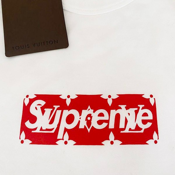 ルイヴィトン シュプリーム ボックスロゴTシャツ 偽物 Shk08597
