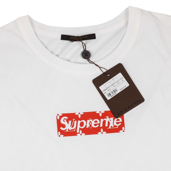ルイヴィトン シュプリーム ボックスロゴTシャツ 偽物 Shk08597