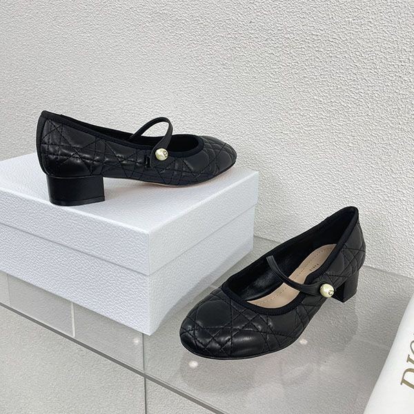 ディオール バレエパンプス ブラック dea99426