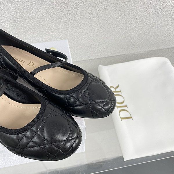 ディオール バレエパンプス ブラック dea99426
