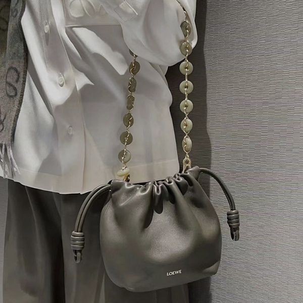 セレブ多数愛用★レア!ロエベ チェーン ショルダーストラップ 激安 log14225