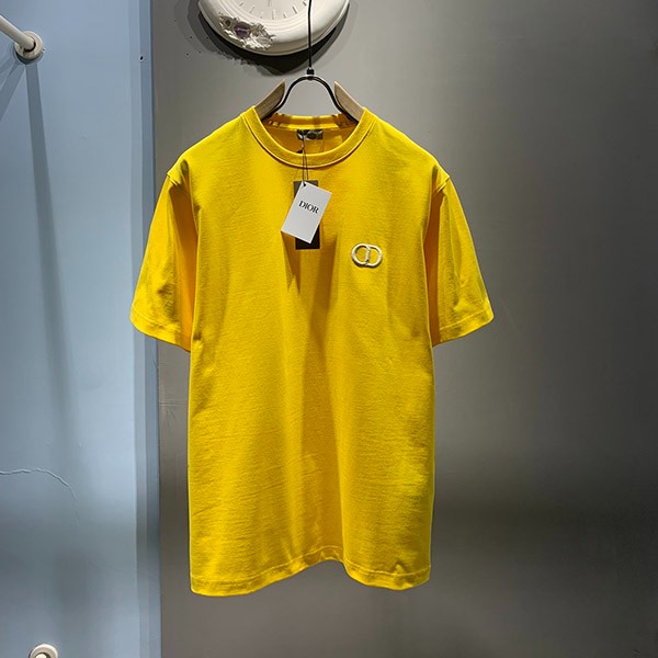 ディオール CDアイコン Tシャツ 偽物 刺しゅう クルーネック 4色 013J600A0677