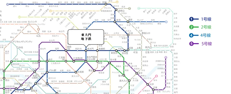 東大門へのアクセス方法